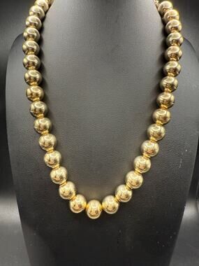 Sugar Fix Gold Tone Bead Necklace